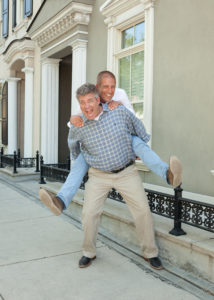 Dave and Kyle, business partners. Photo: Kelly Starbuck Potography